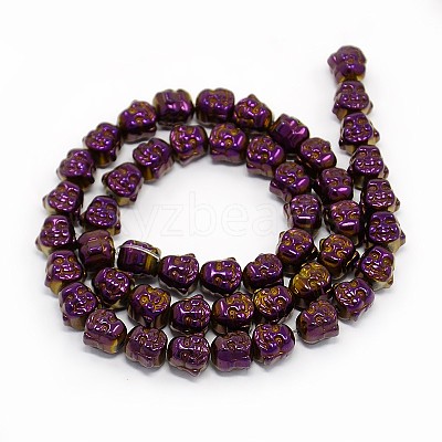 Electroplate Non-magnetic Synthetic Hematite Beads Strands G-J181-03-1