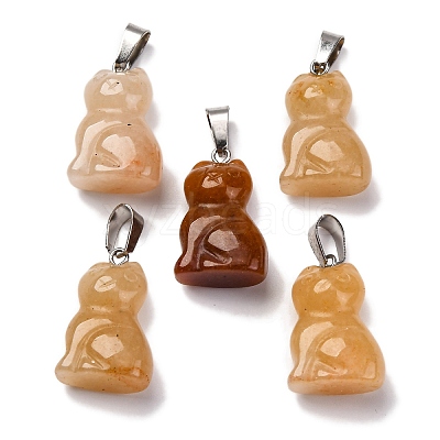 Natural Topaz Jade Pendants G-B127-08P-04-1