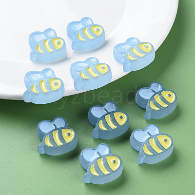 Transparent Acrylic Beads X-MACR-S374-06B-09-1