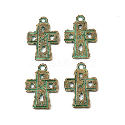 Tibetan Style Alloy Pendants FIND-I073-01L-1
