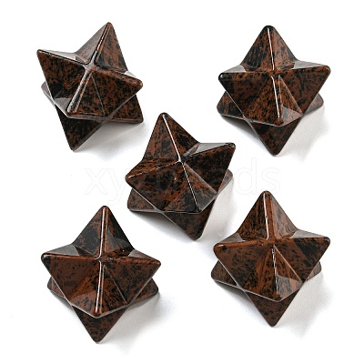 Natural Mahogany Obsidian Beads G-A206-01B-64-1