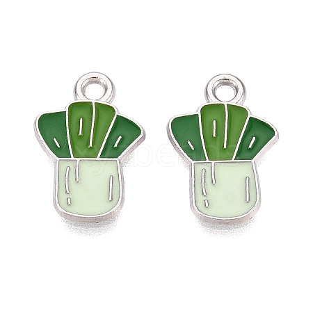 Alloy Enamel Pendants ENAM-Q003-12P-1