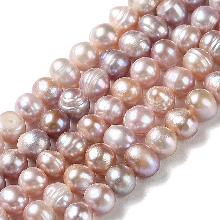 Natural Cultured Freshwater Pearl Beads Strands PEAR-E018-19A-1