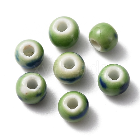 Handmade Porcelain Beads PORC-WH0015-01I-1