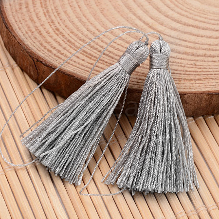 Nylon Thread Tassel Big Pendant Decorations NWIR-J005-08-1