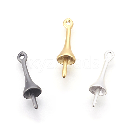 Brass Peg Bails Pendants KK-F744-01-NR-1