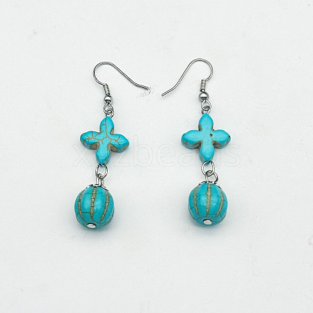 Turquoise Dangle Earrings for Women WG2299-8-1