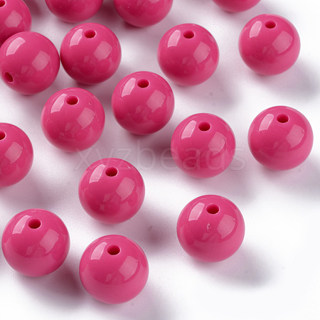 Opaque Acrylic Beads MACR-S370-C16mm-A13-1