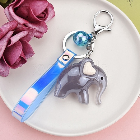 Acrylic Cartoon Elephant Keychain PW-WG3B5EB-03-1