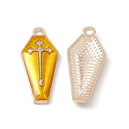 Alloy Enamel Pendants ENAM-H039-10G-C-1