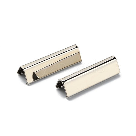 Brass Ribbon Crimp Ends KK-WH0046-34D-P-1