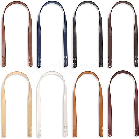 SUPERFINDINGS 8Pcs 8 Colors PU Imitation Leather Bag Straps FIND-FH0004-99-1