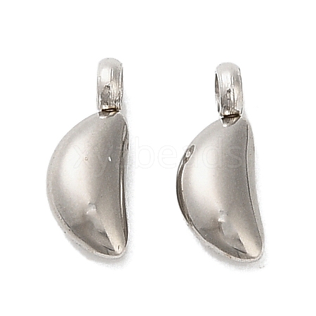 304 Stainless Steel Charms STAS-M017-14B-P-1-1