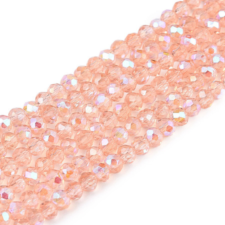 Electroplate Glass Beads Strands EGLA-A044-T1mm-L21-1