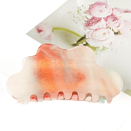 Acrylic Claw Hair Clips PW-WG89F5B-05-1