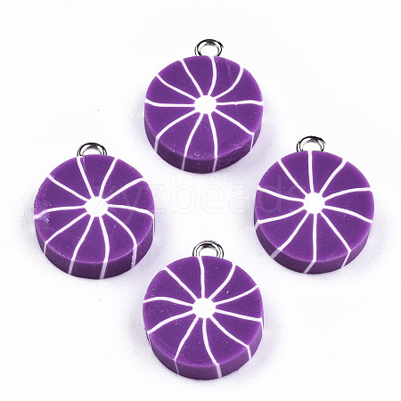 Handmade Polymer Clay Pendants CLAY-T016-69-1