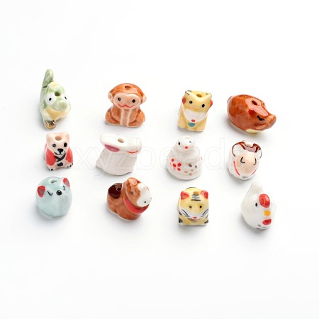 Handmade Porcelain Beads PORC-I008-M-1