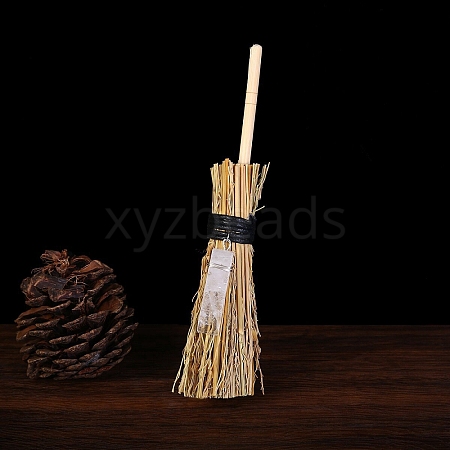 Straw Mini Witch Broom PW-WG5AE4E-04-1