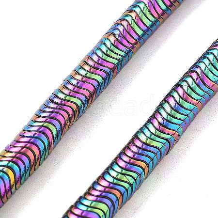 Electroplated Synthetic Non-magnetic Hematite Beads Strands G-B132-A01-01C-1