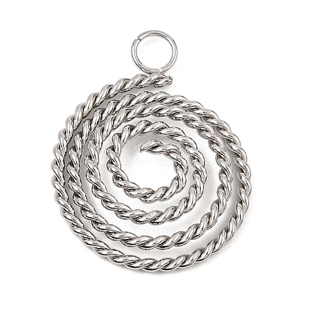 304 Stainless Steel Pendants SA-CBADAF9-01G-1