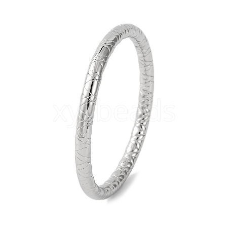 304 Stainless Steel Bangles for Women BJEW-B104-29P-1