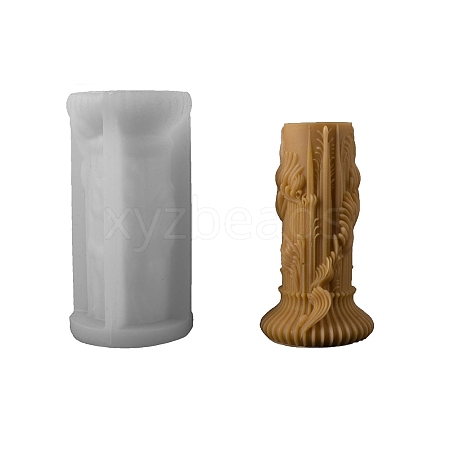 Striped Column DIY Silicone Candle Molds PW-WG21F67-01-1