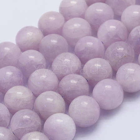 Natural Kunzite Beads Strands G-L478-13-10mm-1