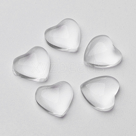 Transparent Glass Cabochons GGLA-Q014-1-1