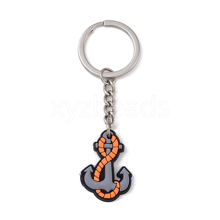 Cartoon PVC Pendant Keychain KEYC-U001-01D-1