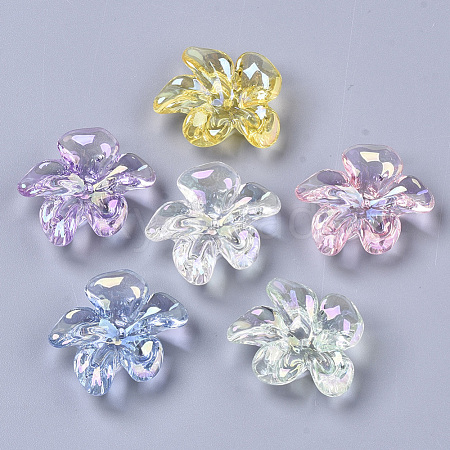 Transparent Acrylic Beads PACR-R246-002-1