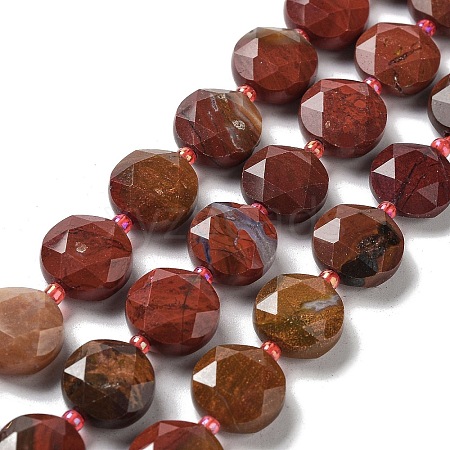 Natural Red Agate Beads Strands G-NH0004-036-1