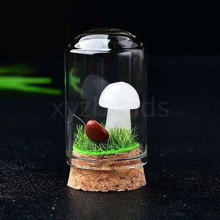 Natural Quartz Crystal Mushroom Display Decorations PW-WG2FC55-07-1