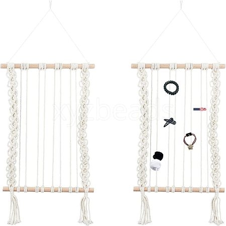 Cotton Hanging Wall Decorations HJEW-WH0014-66-1