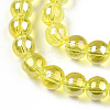 Electroplate Transparent Glass Beads Strands LS-GLAA-T032-T6mm-AB12-2