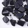 Synthetic Blue Goldstone Pendants G-Q996-13-1