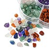 93.1G 7 Styles Natural Mixed Gemstone Chip Beads G-FS0005-79-3