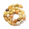 Natural Yellow Opal Beads Strands G-C179-F03-01-3