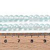 Baking Paint Transparent Glass Beads Strands DGLA-N011-4mm-05-4