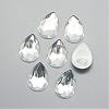 Acrylic Rhinestone Flat Back Cabochons GACR-Q010-18x25-16-1