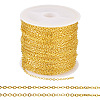 Brass Coated Iron Flat Cable Chains CH-TAC0007-01G-1