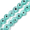 Handmade Evil Eye Lampwork Beads Strands LAMP-G164-10C-01-1