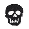 Wool Felt Skull Party Decorations AJEW-P101-02A-2