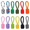 Polyester Braided Cord Zipper Pull Extender FIND-WH0136-80-1