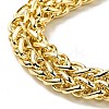 Men's Alloy Wheat Chains Double Layer Multi-strand Bracelet BJEW-A129-08G-3