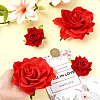 Cloth & Iron Alligator Hair Clips AJEW-SP0002-84C-4