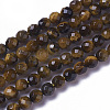 Natural Tiger Eye Beads Strands G-F596-16-4mm-1