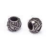 304 Stainless Steel European Beads STAS-G220-36AS-1