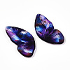 Epoxy Resin Butterfly Wings Cabochons CRES-N035-02A-2