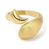 Rack Plating Brass Cuff Finger Rings for Women RJEW-C114-13E-G-2