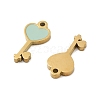 Ion Plating(IP) 316 Stainless Steel Enamel Charms STAS-U014-63G-02-2